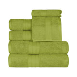 Ensemble de serviettes 6 pièces en coton peigné à longues fibres de 700 g/m² Glenlee