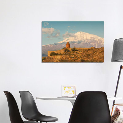 " Armenia, Khor Virap. Khor Virap Monastery, 6th Century, With Mt. Ararat. " by Walter Bibikow
