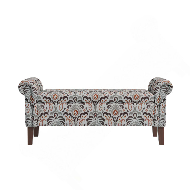 Banc de rangement à accoudoirs roulés Traditional, Multi