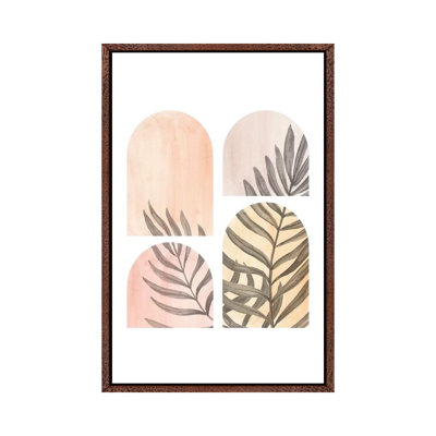 Arches And Palm Leaves by Whales Way - Print on Canvas