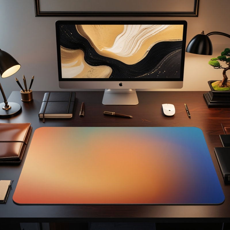 Polyester Desk Pad, 23.6x13.8
