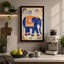 Ornate Elephant Portrait Boho - Print-136754466-136754461