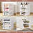4 Pack Folding Closet Organizers Box