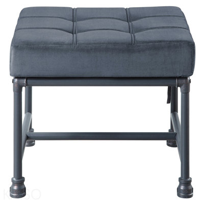 Rectangle Ottoman - Grey/Sandy Grey
