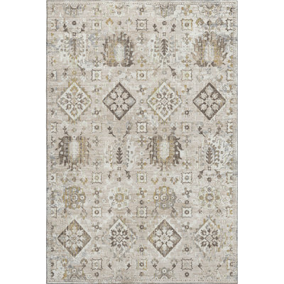 Premium Machine Washable Ariel Global Rug