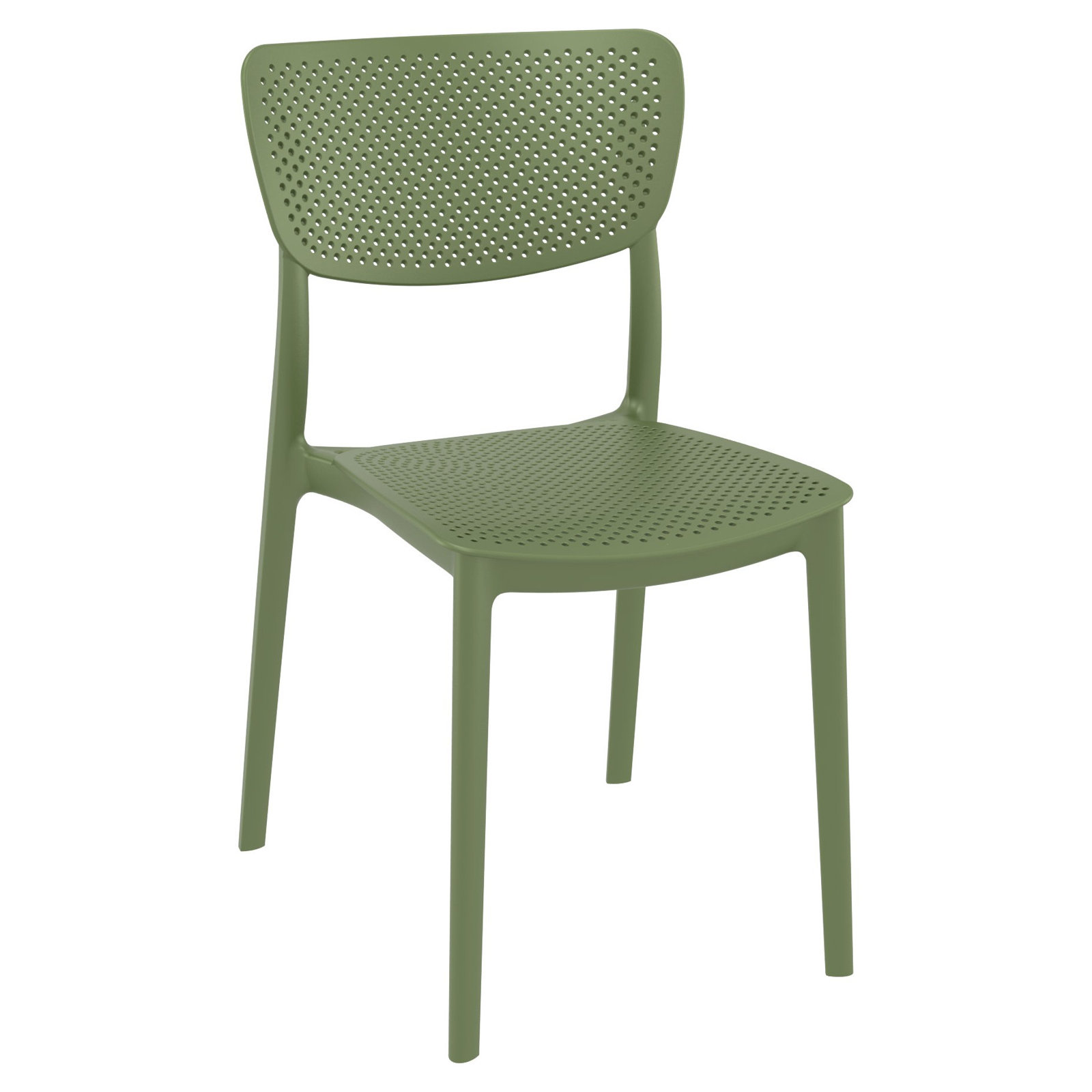 Farrah 31" Square 2-Person Bistro Set, 23.6" D x 23.6" W x 29.5" H, Olive Green
