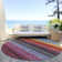 Chantille Flatweave Washable Striped Indoor / Outdoor Rug