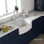 Pure 30" W Single Bowl Fireclay Farmhouse Kitchen Sink Curve Apron