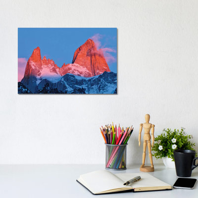 Sunrise On Mount Fitz Roy by Jaynes Gallery - Wrapped Canvas Print