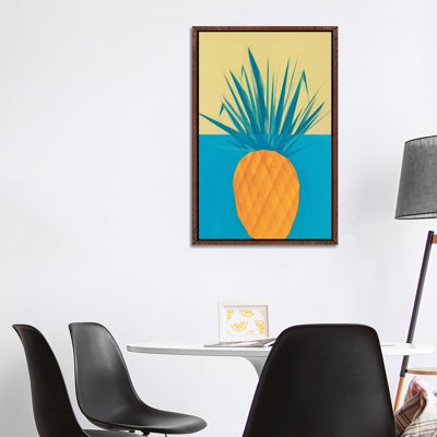 Pineapple by VCalvento - Print on Canvas
