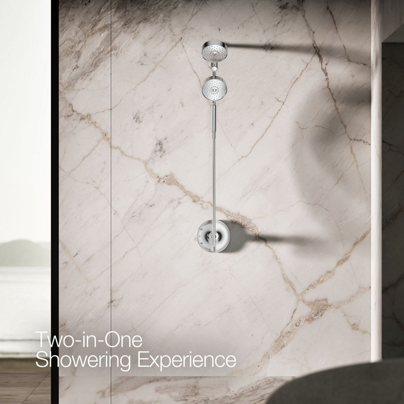 Purist® 2.5 GPM 2-In-1 Multifunction Shower Combo Kit, Polished Chrome