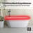 63'' x 29.5'' Soaking Solid Surface Bathtub