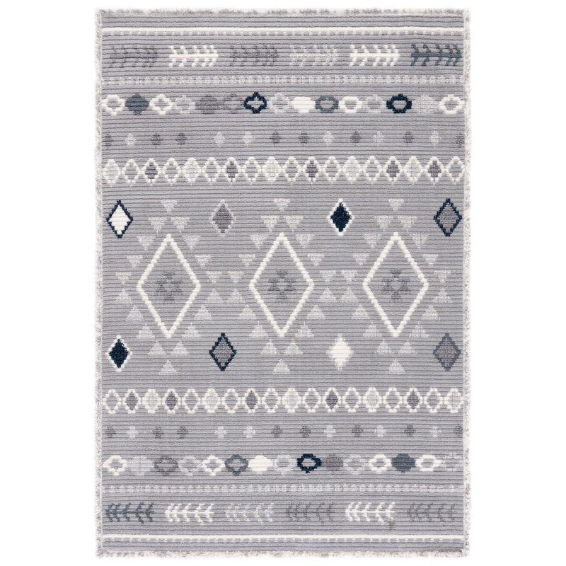 Amaje Performance Southwestern Rug, Rectangle 4' x 6'