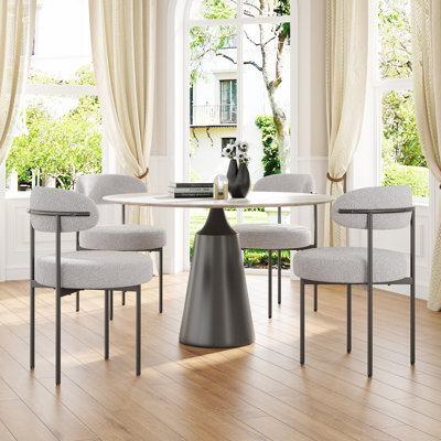Chaise d'appoint en tissu Sherwood