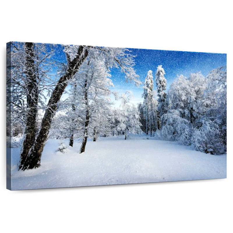 Paysage d'hiver français Alvord, H 20 po x l 30 po