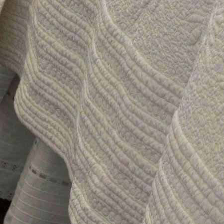 Abigail Single Quilt, King Quilt, White