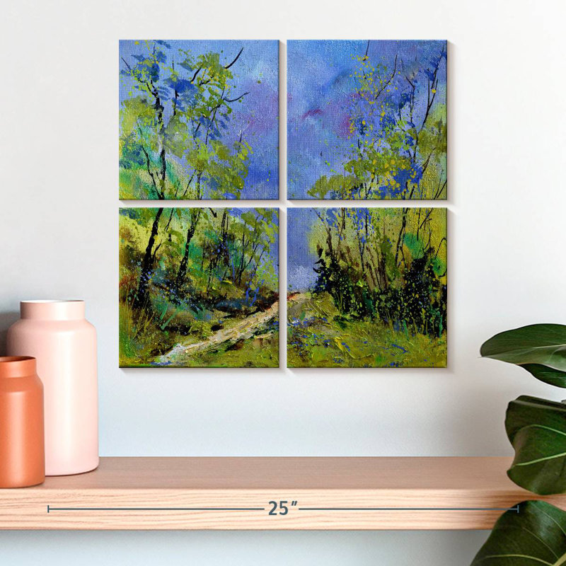 Spring Path, 18" H x 18" W