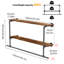 Beton 116cm Industrial Pipe Clothing Rack-1306775150