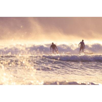 Surfers - Wrapped Canvas Print