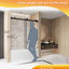 Porte de douche coulissante simple sans cadre-121381981