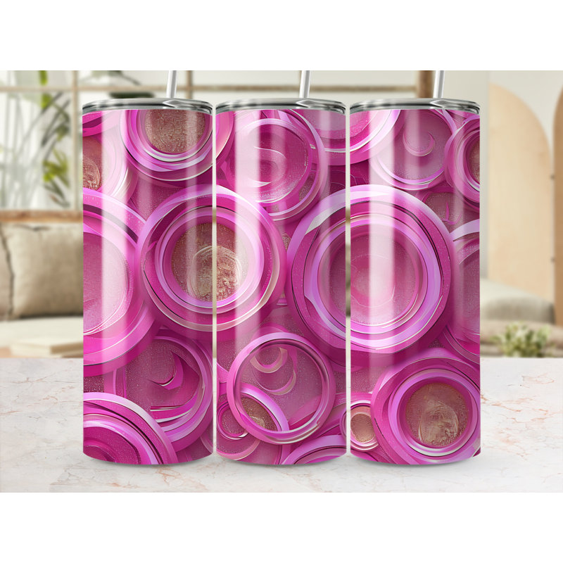 Choose Handmade Tumblers 591ml Vacuum Insulated Stainless Steel (18/8) Travel Tumbler with Straw