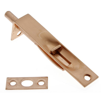 Solid Brass Flush Bolt with Square End