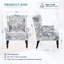 Upholstered Plain Weave / Muslin Armchair-77605398