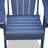 Folding Outdoor Adirondack Chair Set Of 2 And Table Set,Hdpe All-Weather Folding Fire Pit Chair,  Ergonomic Design Patio Lawn Chair For Outside Deck Garden Backyardf Balcony, Navy Blue