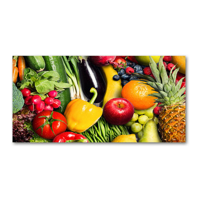 Vegetables And Fruits - Wrapped Canvas Print