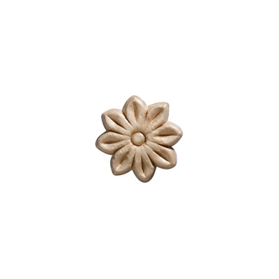 1.5'' H x 1.5'' W x 0.22'' D Wood Onlay Scroll