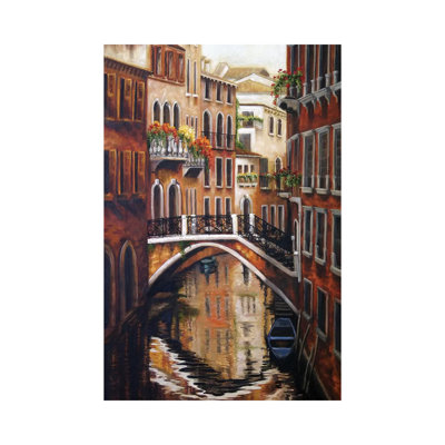" Venice Bridge II " by Malenda Trick Painting Print