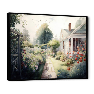 «Fresh Garden At The Country I», art mural sur toile