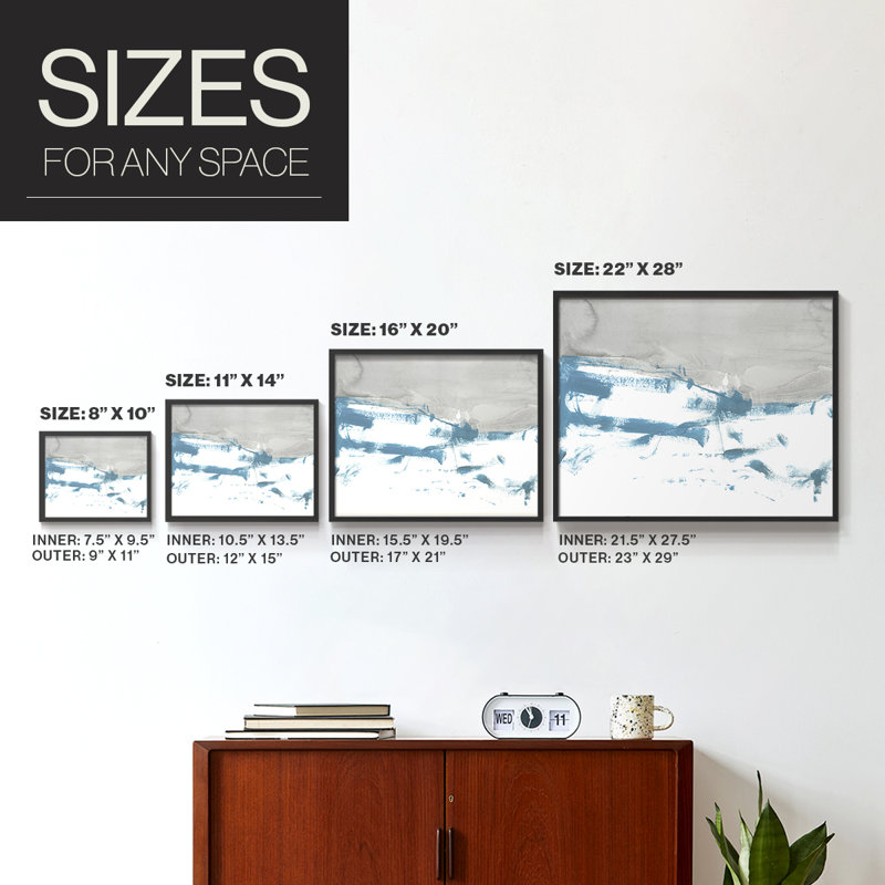 Meta Land II -Framed Print - Restickable