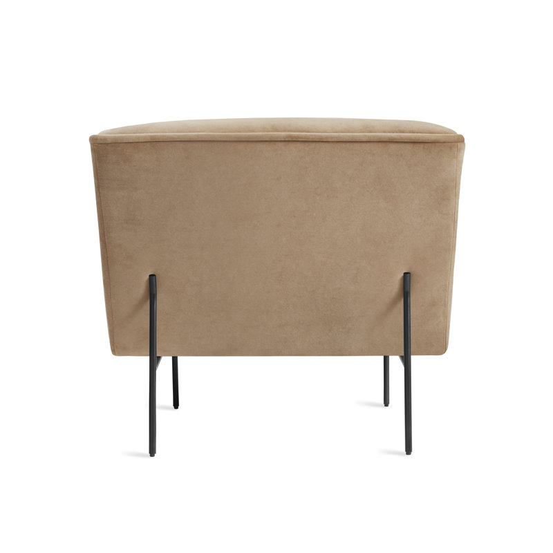 Dandy Leather Lounge Chair, Landa Stone