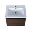 Armoire de salle de bain avec lavabo, portes à fermeture en douceur, fixation flottante, 24 po pour petite salle de bain, 24 po x 18 po (emballage KD)-125514962