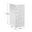 Eulus 28cm Wide 5 -Drawer File Cabinet-780381028