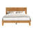 Branquinha Modern Herringbone Panel Headboard Platform Bed Frame-727490044-731008459