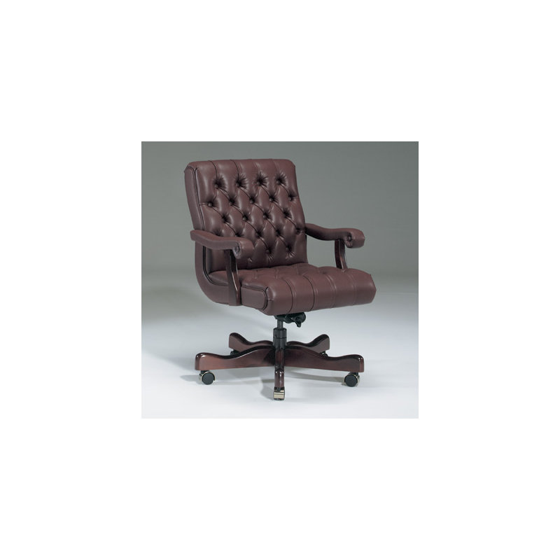 Executive Chair, Not Included, Walnut, Java