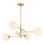 Lithopolis 4 - Light Glass Bubble Gold Ceiling Chandeliers-450263294-449943160