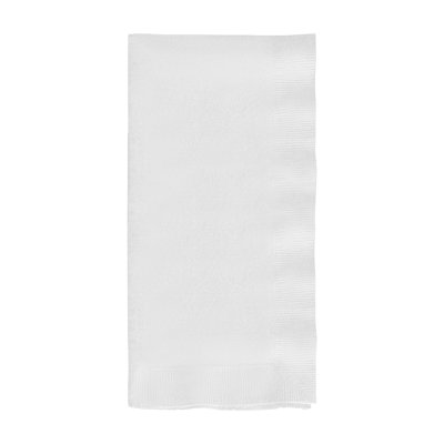 White Paper Dinner Napkins - 600 Napkins