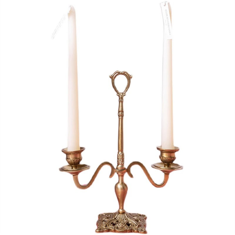 10.24'' H Metal Tabletop Candlestick