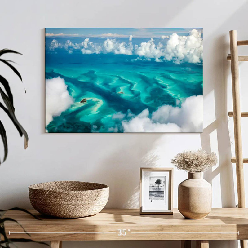 Gillard, Bahamas, nuages, H 16 po x l 24 po