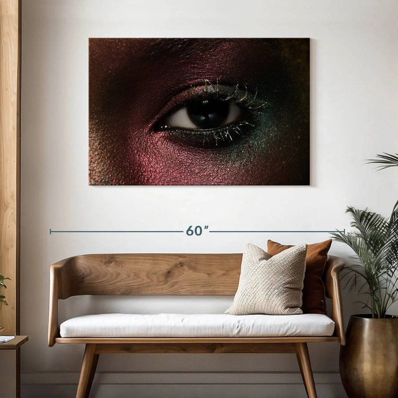 Shuttleworth Dramatic Eye Makeup, 30" H x 45" W