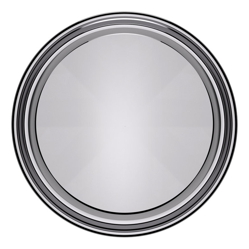 2.09375 Diameter Round, Polished Chrome