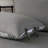 6 Piece Reversible Plaid Daybed Cover Set Grey Daybed