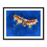 Night Owl, Bird Illustration Print by Flo Meylan