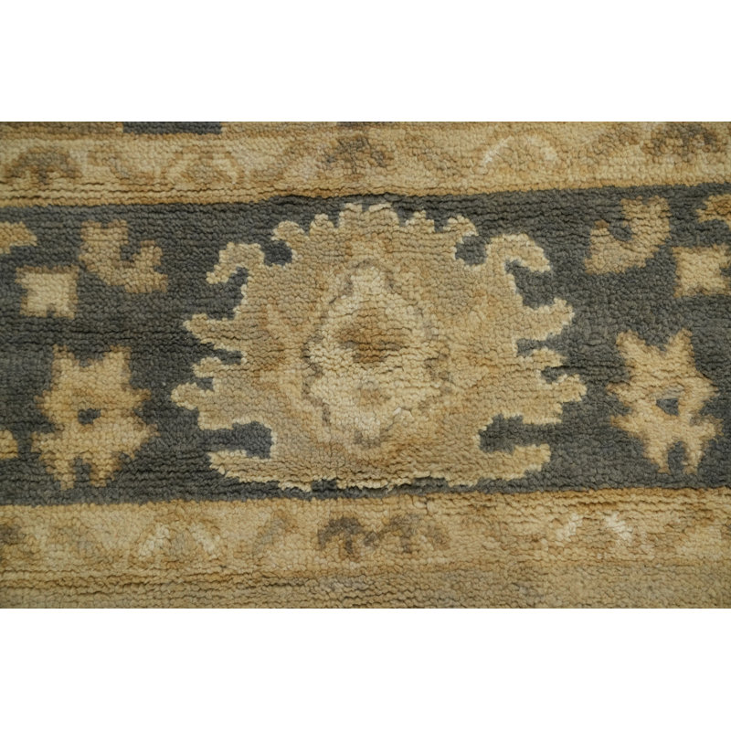 Tapis transitionnel fait à la main Camel Oushak