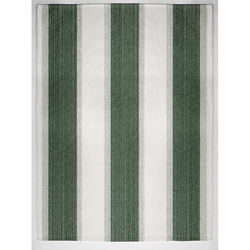 Hazeltine Plain Weave / Muslin Throw Blanket, Green
