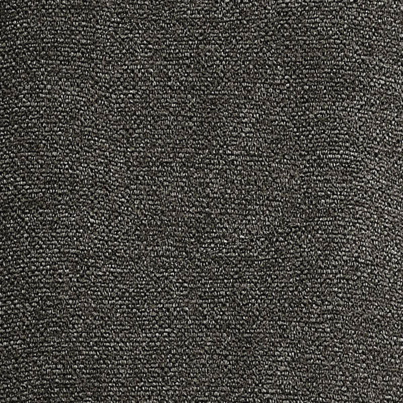 Repose-pieds de cocktail en chenille gris, siège rembourré 1pc