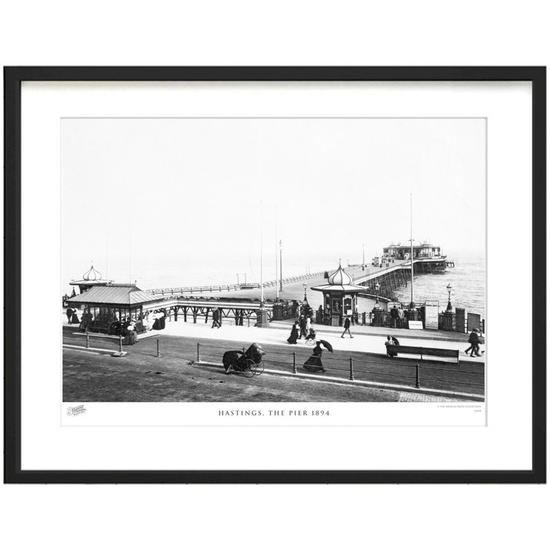 Hastings, The Pier 1894 by Francis Frith - Single Picture Frame Print, 45cm H x 60cm W x 2.3cm D